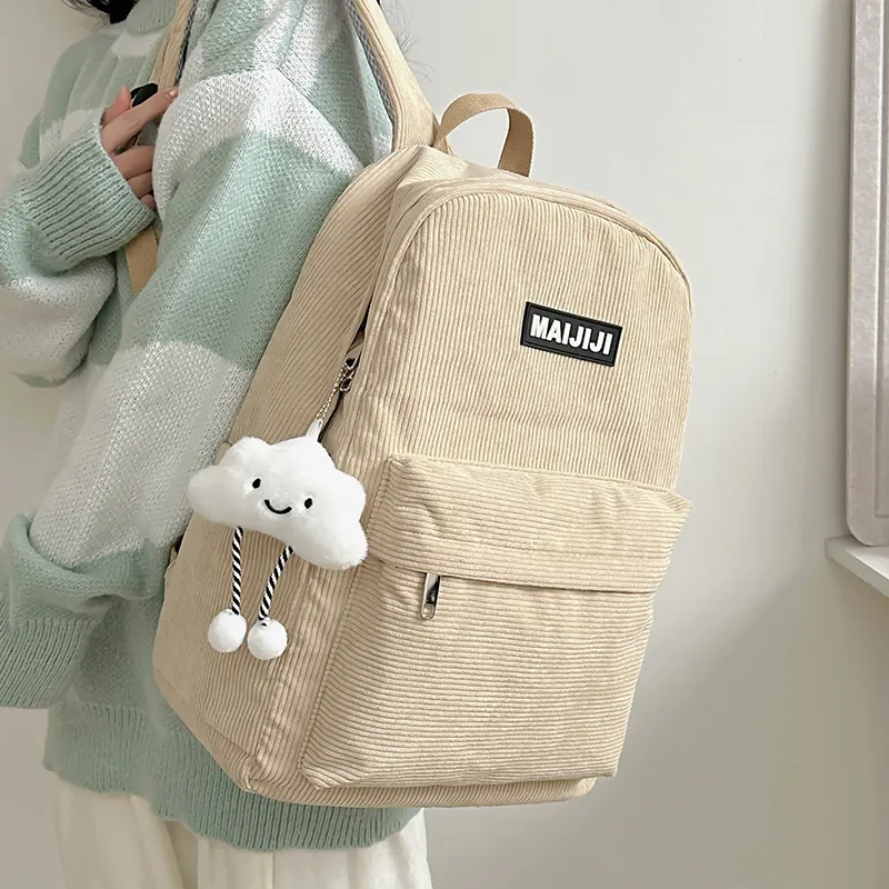 Tong Tong Rabbit Nylon Backpack Women's White/Red/Black/Khaki-17