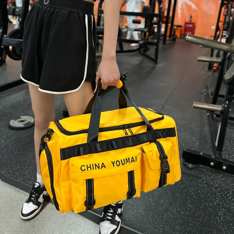 Deli Bear Nylon Gym Bag Unisex Multicolor-24