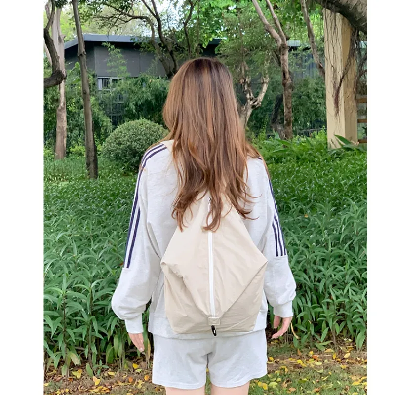 Tong Tong Rabbit Washed Cloth Backpack Unisex Multicolor-2