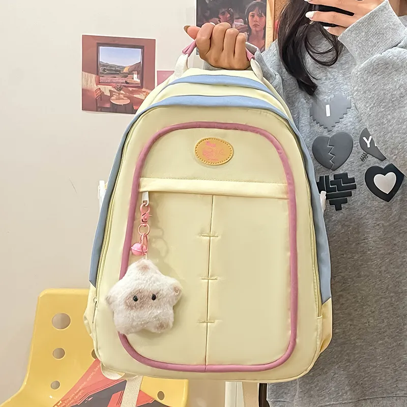 Tong Tong Rabbit Nylon Backpack Women's Multicolor-2