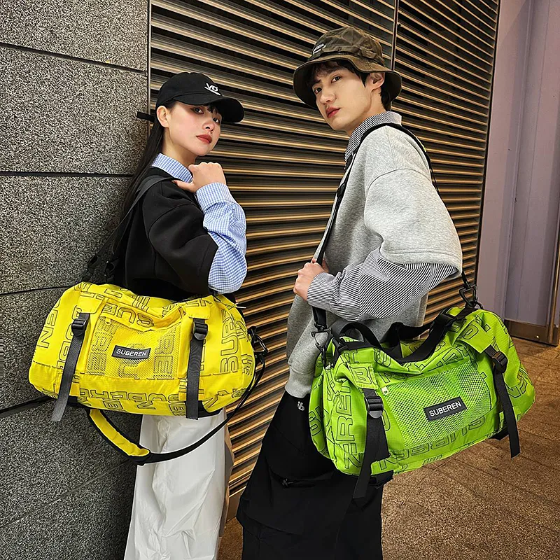 Tong Tong Rabbit Nylon Travel Bag Unisex Multicolor-20
