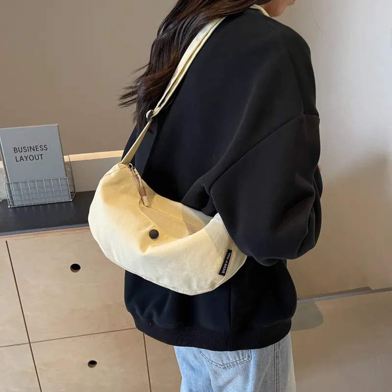 OUZIHUANG Nylon Fabric Crossbody Bag, Shoulder Bag Women's Multicolor-9