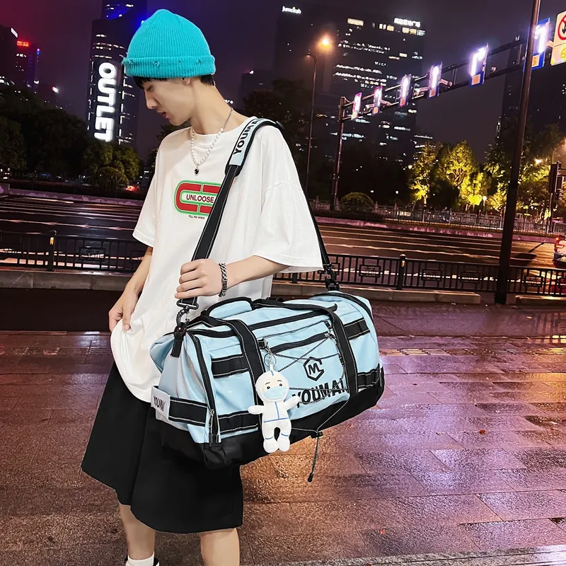 Deli Bear Nylon Travel Bag Unisex Multicolor-15