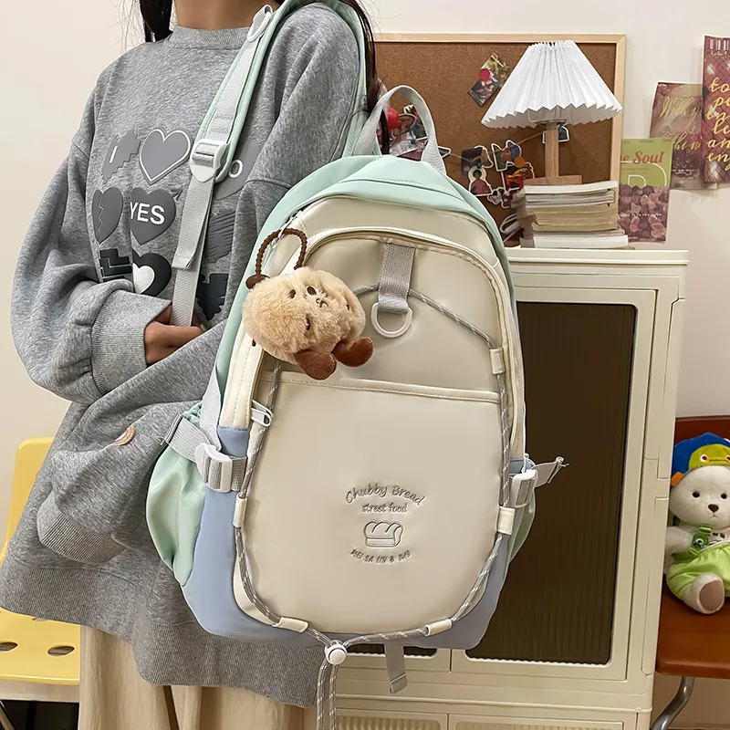Tong Tong Rabbit Nylon Backpack Women's Multicolor-7