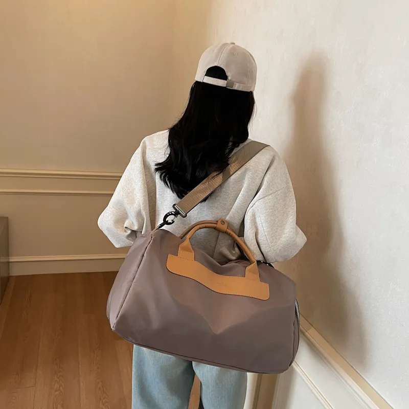 Deli Bear Oxford Handbag Unisex Black/Ecru/Gray/Pink/Khaki-17
