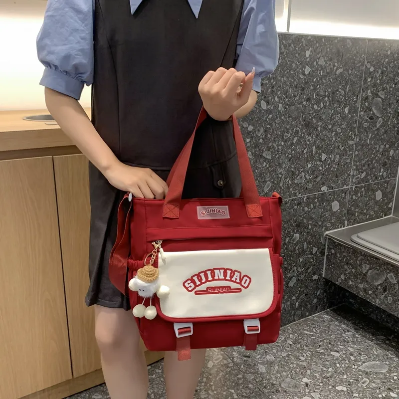 OUZIHUANG Nylon Crossbody Bag Regular Women's Black/Light Blue/Dark Blue/Red/Green/White-12