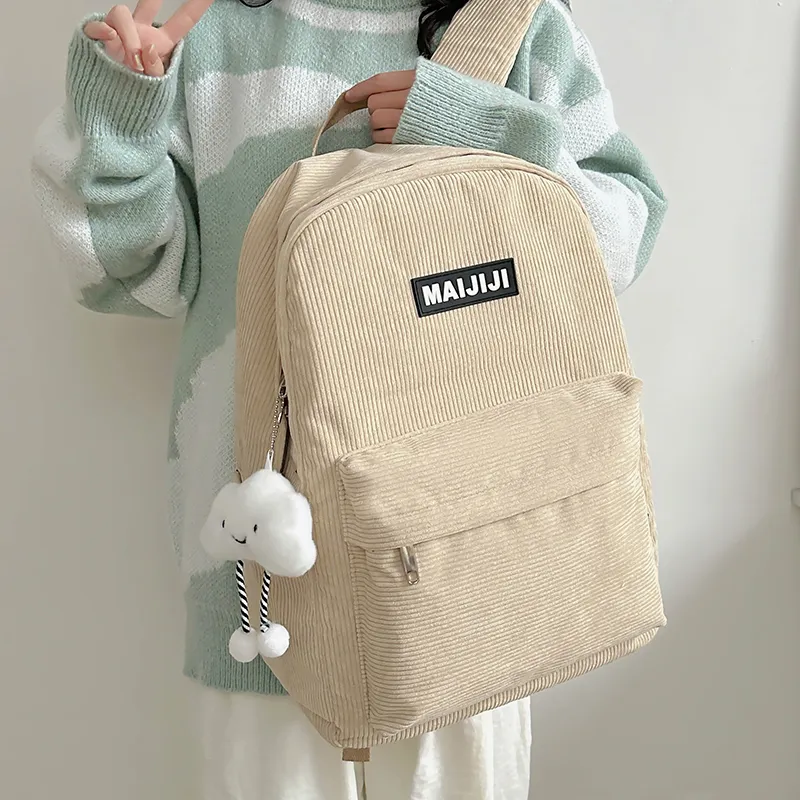 Tong Tong Rabbit Nylon Backpack Women's White/Red/Black/Khaki-19