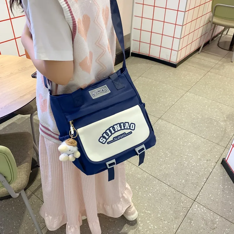 OUZIHUANG Nylon Crossbody Bag Regular Women's Black/Light Blue/Dark Blue/Red/Green/White-7