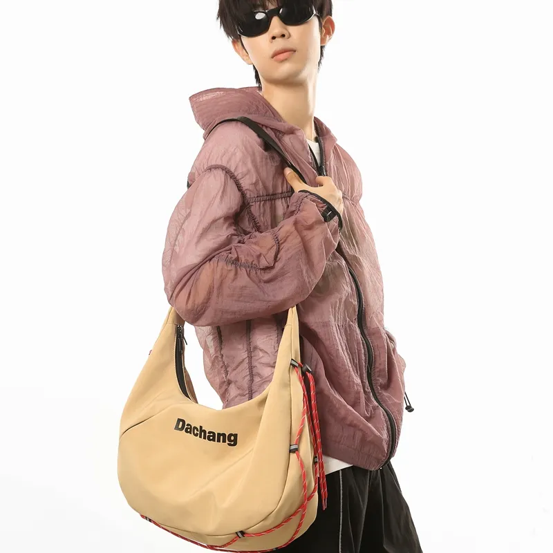 Deli Bear Nylon Shoulder Bag Regular Unisex Multicolor-11