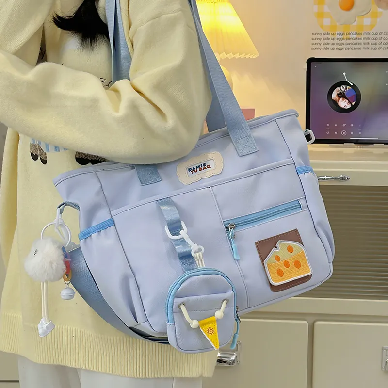 Deli Bear Polyester Tote Bag Shoulder Bag Women's Multicolor-14