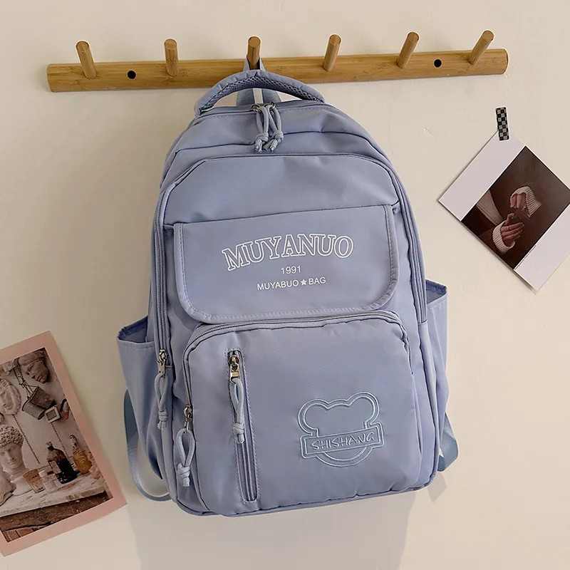 OUZIHUANG Oxford Backpack Regular Unisex Multicolor-10