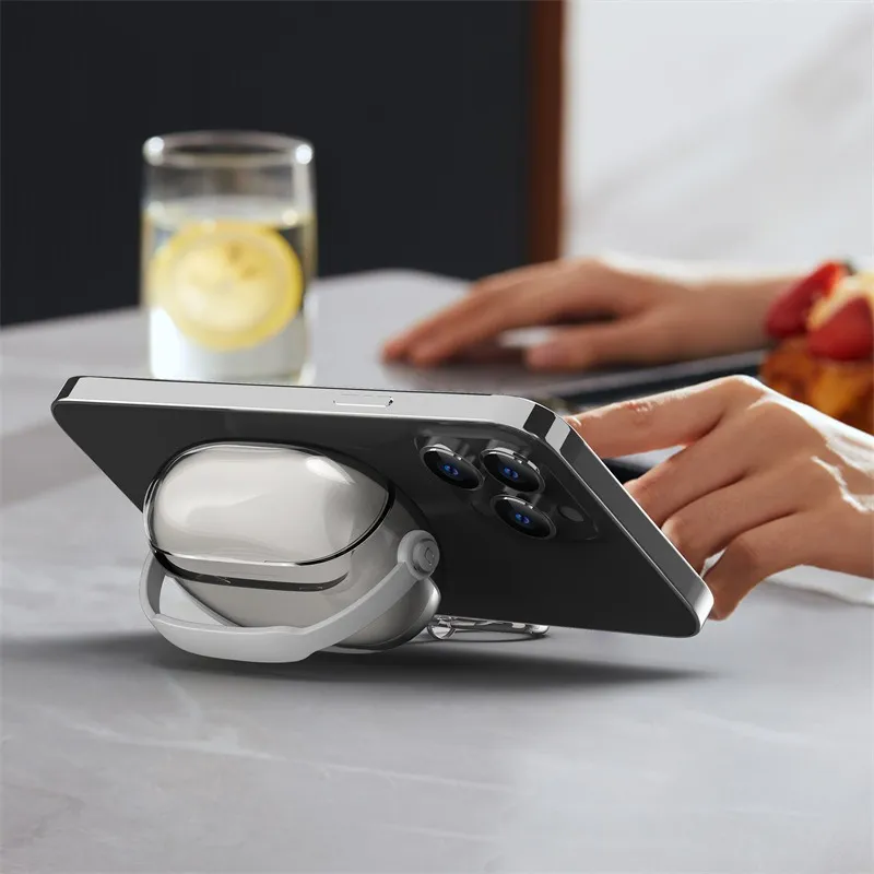 Tong Tong Rabbit Available On Beats Studio Buds+ TPU Protective Sleeve Transparent Headphone Cases-2