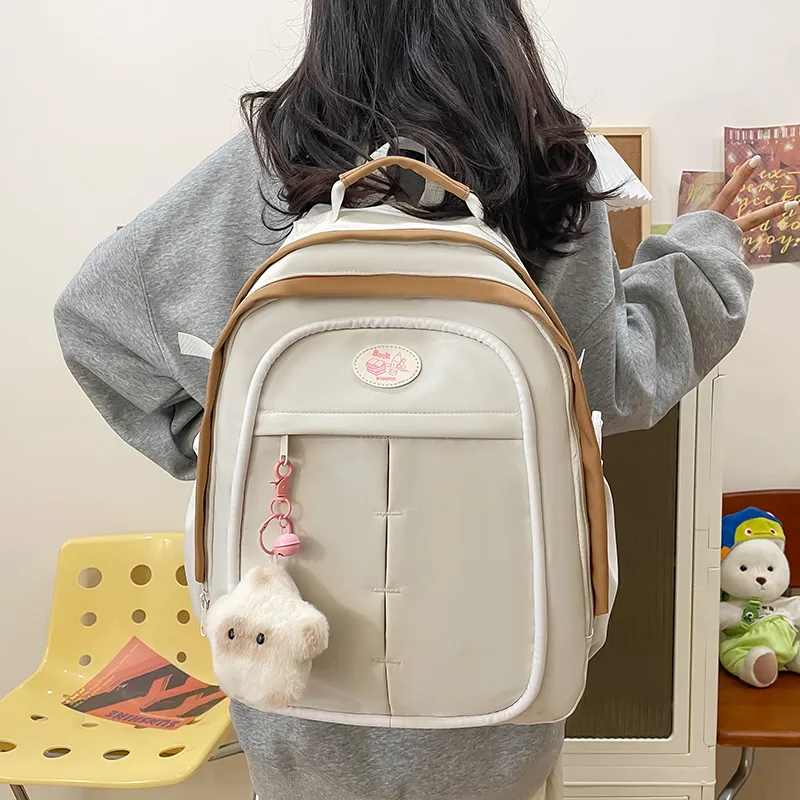 Tong Tong Rabbit Nylon Backpack Women's Multicolor-8