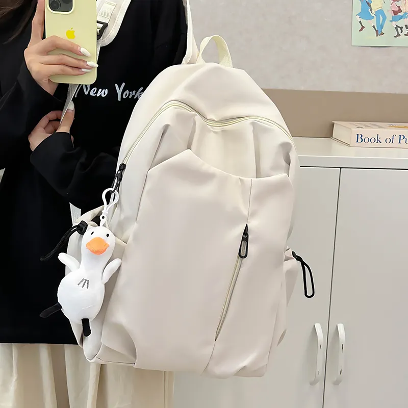 Tong Tong Rabbit Nylon Backpack Large Size Unisex Multicolor-9