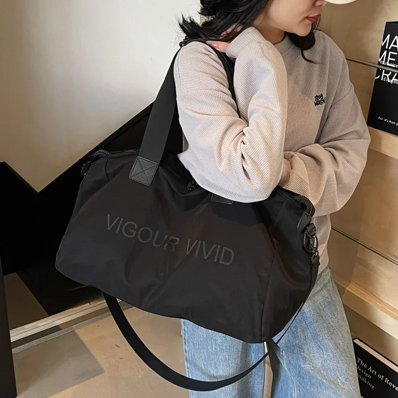 OUZIHUANG Nylon Travel Bag Unisex Multicolor-10