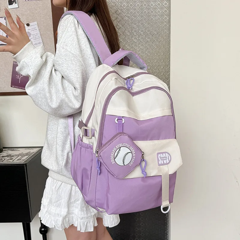 OUZIHUANG Oxford Backpack Regular Unisex Multicolor-14