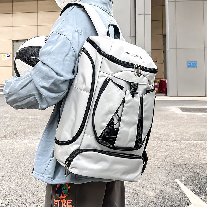 Deli Bear Oxford Backpack Regular Unisex Gray/Black/Red/Camouflage-1