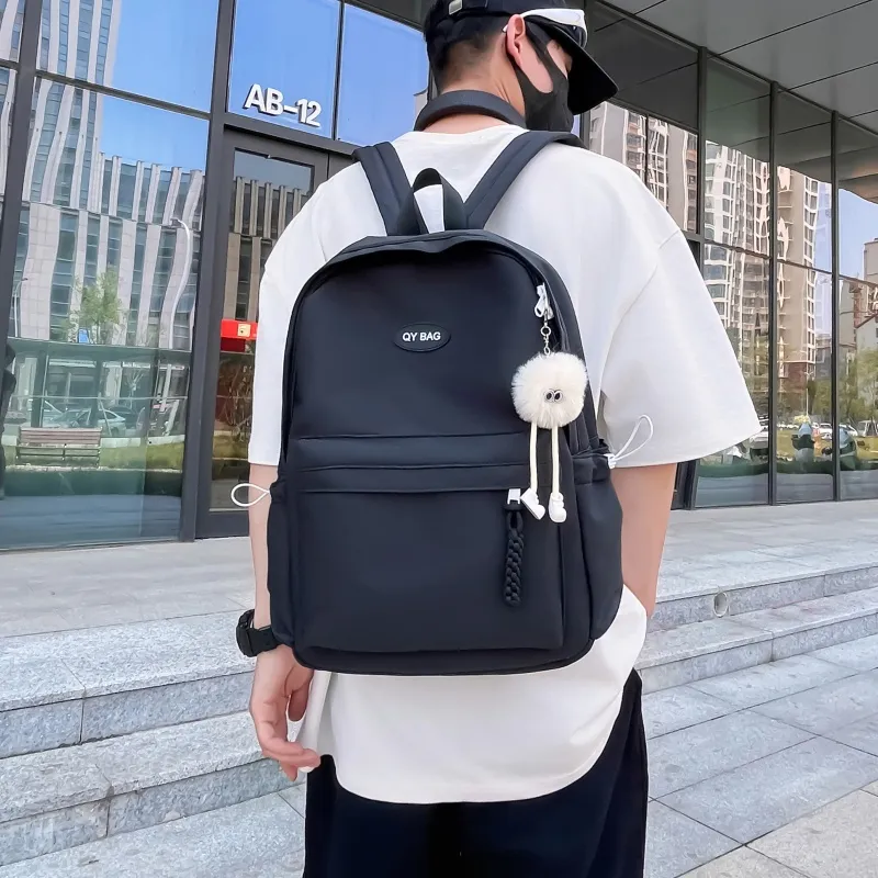 Tong Tong Rabbit Nylon Backpack Large Size Unisex Multicolor-7
