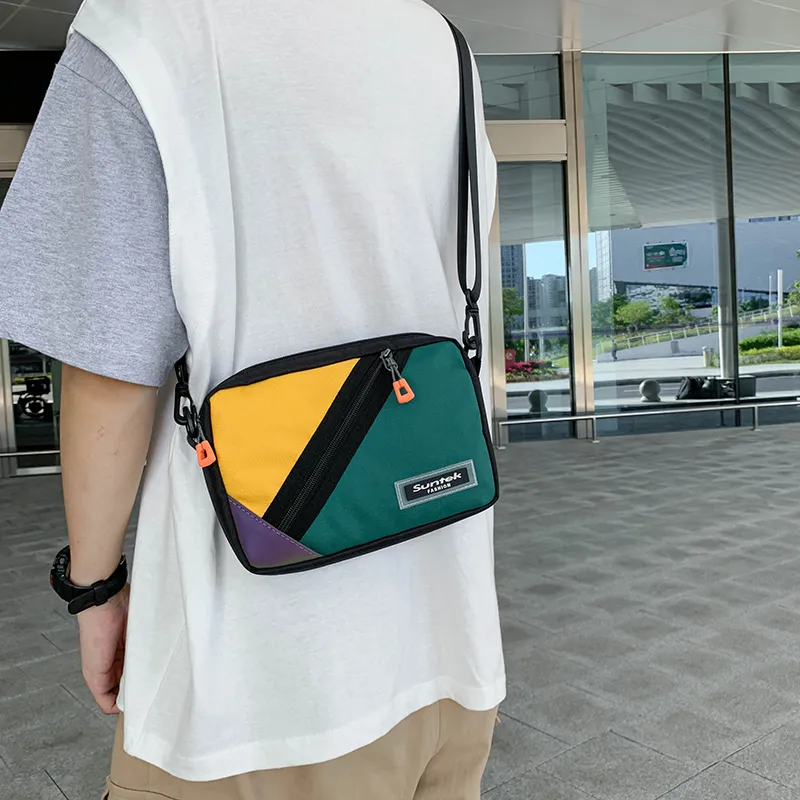 OUZIHUANG Oxford Shoulder Bag, Crossbody Bag Unisex-4