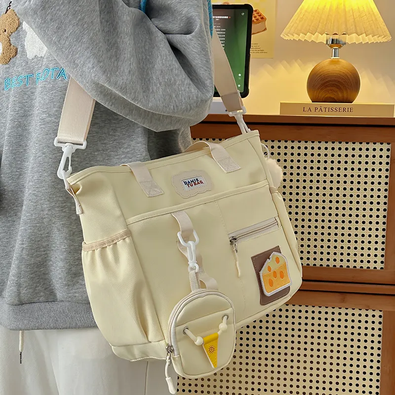 Deli Bear Polyester Tote Bag Shoulder Bag Women's Multicolor-19