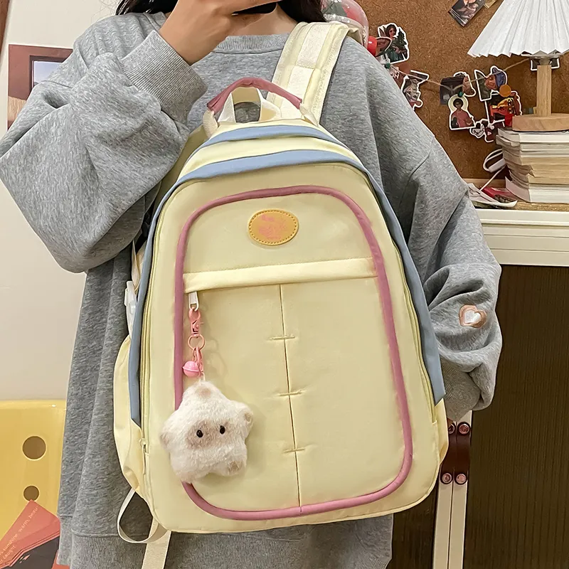 Tong Tong Rabbit Nylon Backpack Women's Multicolor-3