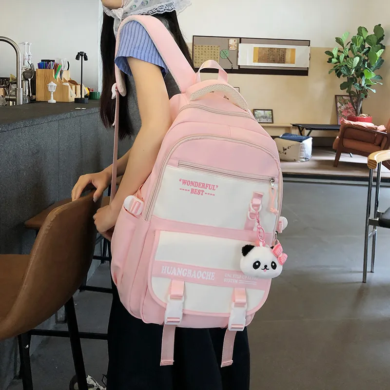 Deli Bear Nylon Backpack Women's Multicolor-6