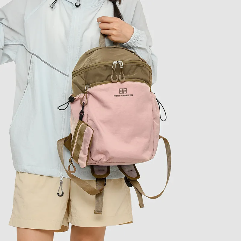 OUZIHUANG Oxford Backpack Unisex Pink Coffee/Beige Blue/Khaki/Black-1