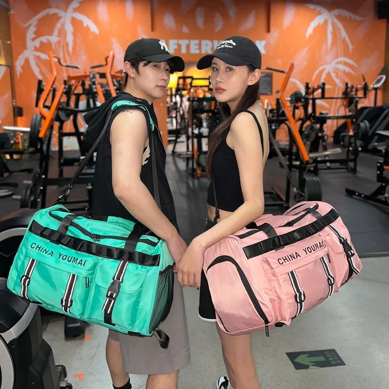Deli Bear Nylon Gym Bag Unisex Multicolor-9
