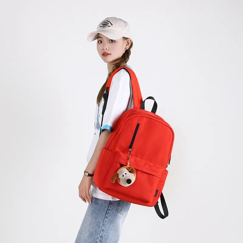 Deli Bear Nylon Backpack Large Size Unisex Multicolor-9