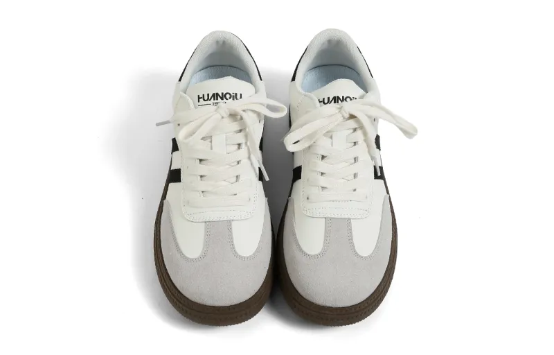 HUANQIU Non-slip Breathable And Wear-resistant Low-Top Skateboard Shoes Men's-4