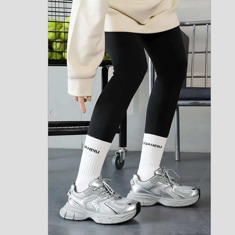HUANQIU Shock Absorbers Slip Resistant, Abrasion Resistant, Breathable Chunky Sneakers Women's-10