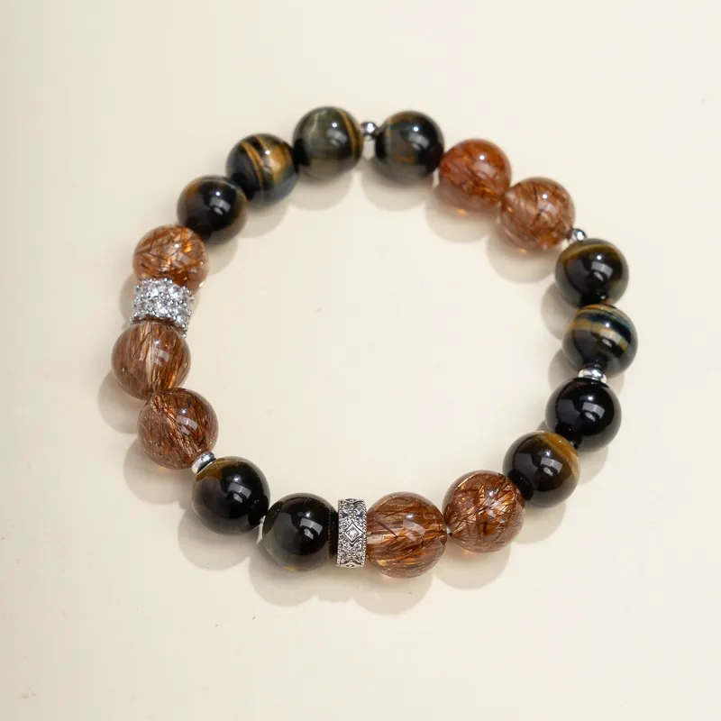 Xianyuan Tiger's Eye Stone Bracelets Unisex-4