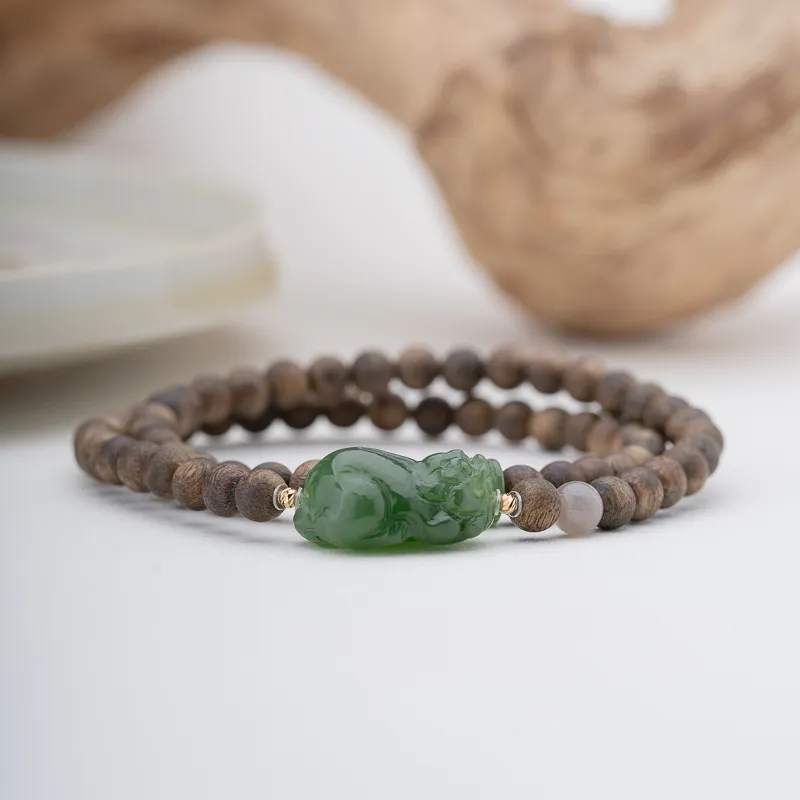 Xianyuan Fragrance Agarwood Precious Wood Bracelets Unisex-4