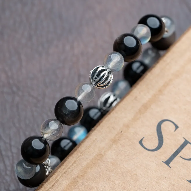 Xianyuan Obsidian Bracelets Unisex-3
