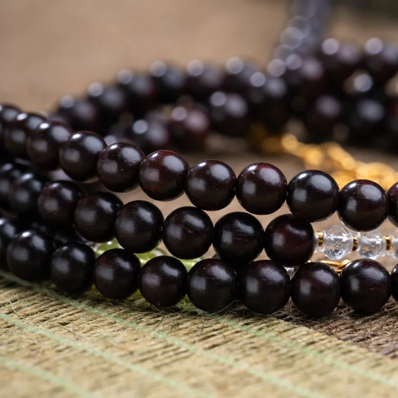 Xianyuan Pterocarpus Necklaces Unisex-4