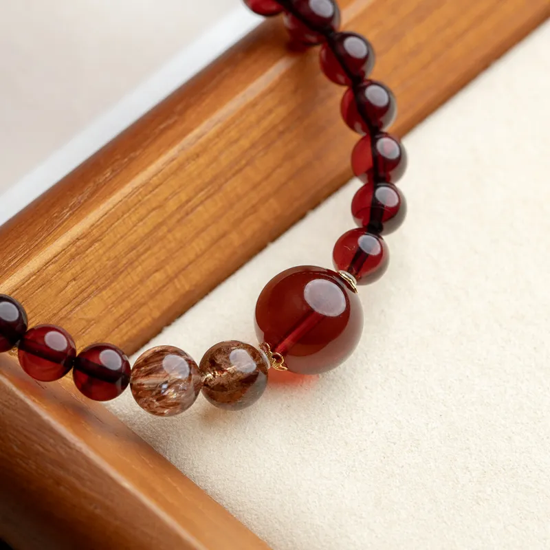 Xianyuan Amber/Beeswax Bracelets Unisex-4