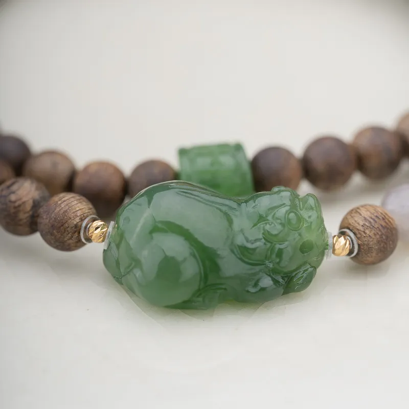 Xianyuan Fragrance Agarwood Precious Wood Bracelets Unisex-3