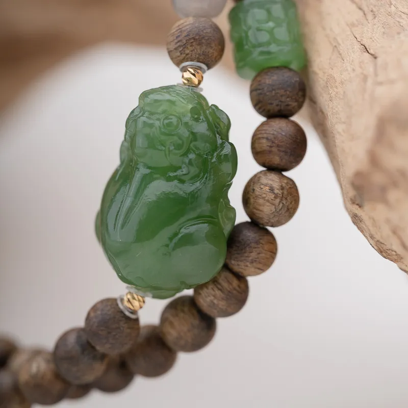 Xianyuan Fragrance Agarwood Precious Wood Bracelets Unisex-6