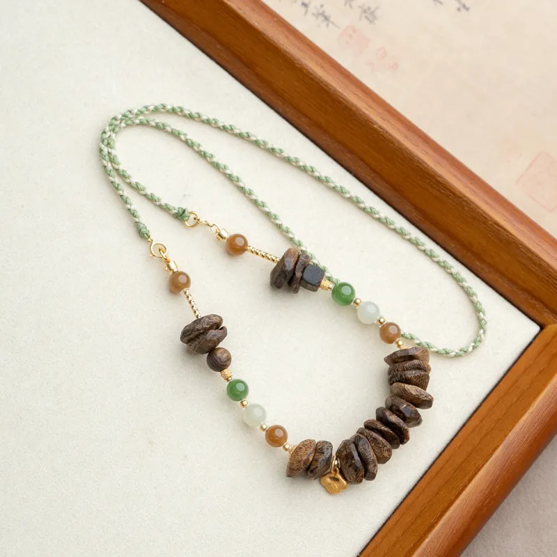 Xianyuan Agarwood Precious Wood Bead Strings Unisex-4