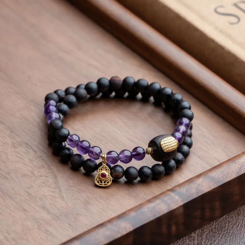 Xianyuan Agarrattan Wooden Bracelets Unisex-4