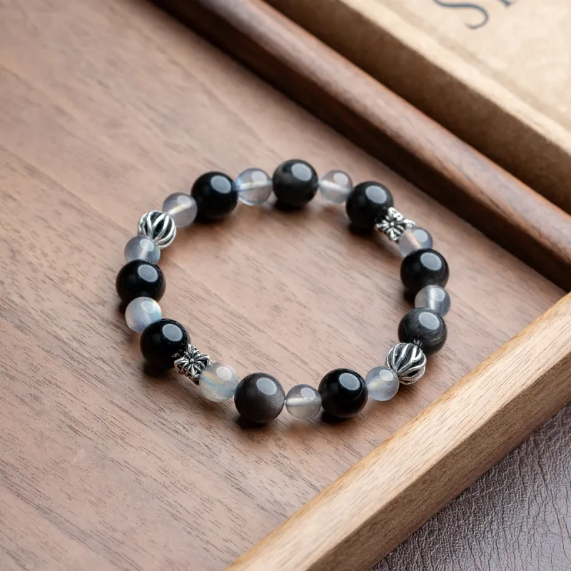 Xianyuan Obsidian Bracelets Unisex-4