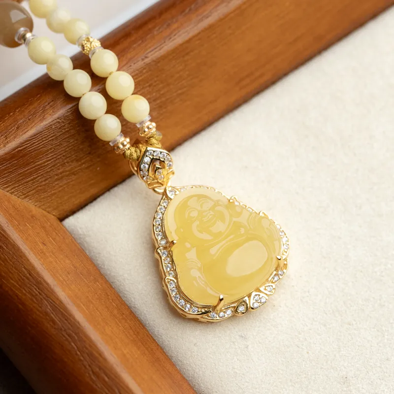 Xianyuan Fragrance Agarwood Necklaces Unisex-6
