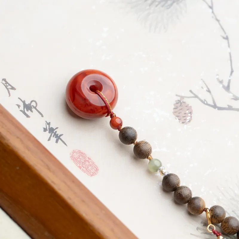 Xianyuan Agarwood Bead Chain Unisex-5