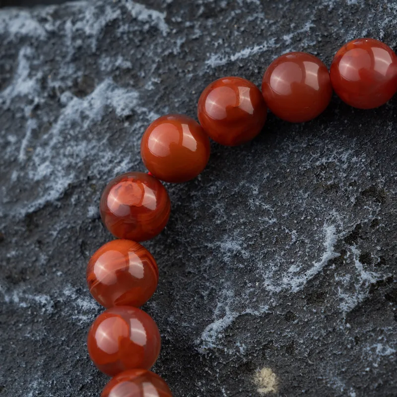 Xianyuan Southern Red Agate Bracelets Unisex-4