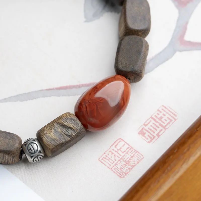 Xianyuan Fragrance Agarwood Bracelets Unisex-5