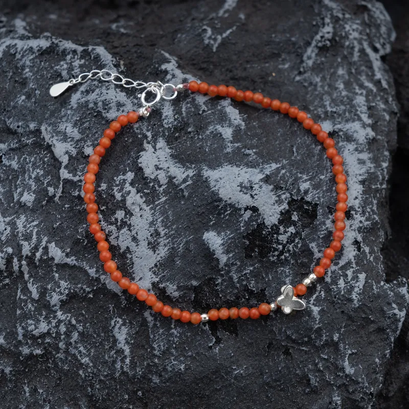 Xianyuan Southern Red Agate Bracelets Unisex-2