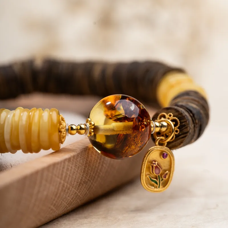 Xianyuan Fragrance Agarwood Bracelets Unisex-6