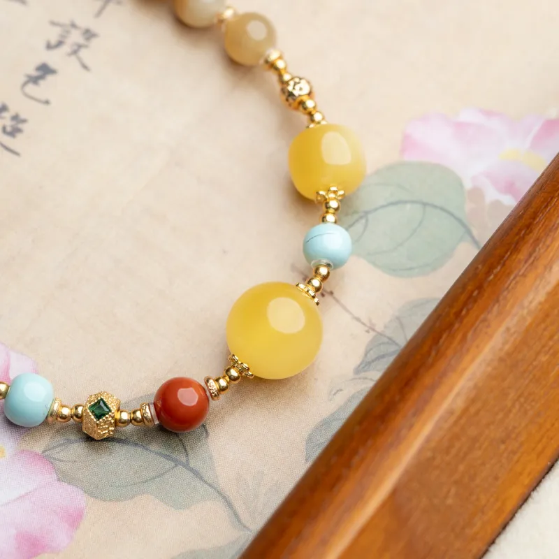 Xianyuan Hetian Jade Bracelets Sugar Jade Unisex-5