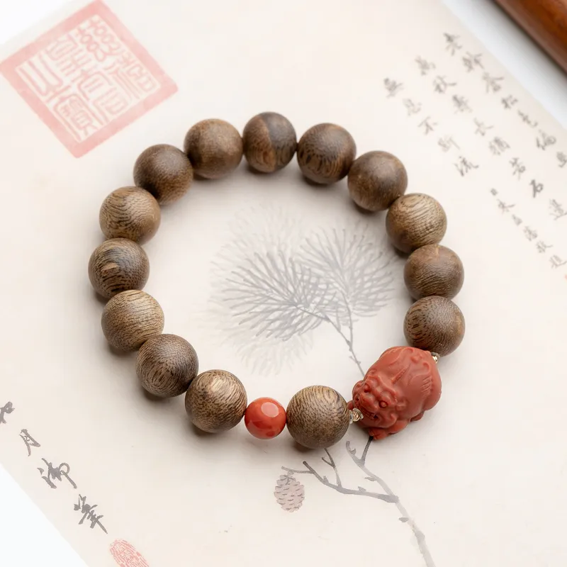 Xianyuan Agarwood Precious Wood Bracelets Unisex-2