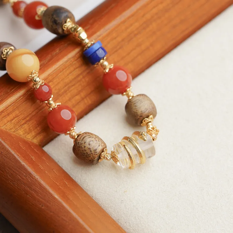 Xianyuan Fragrance Agarwood Wooden Bracelets Unisex-3